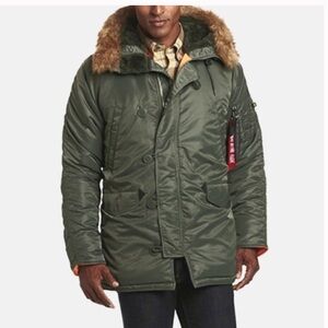 ALPHA INDUSTRIES Parka Type N-3B extreme cold weather Made in USA